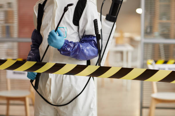 Professional Blood Cleanup technician working in Perryville, AR